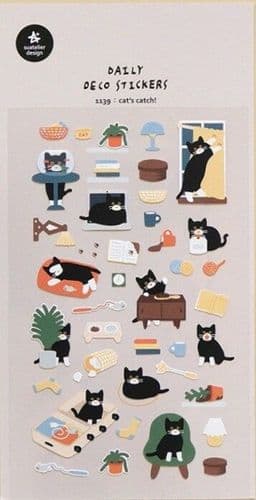 Suatelier - Sticker Sheet - Daily - Cat's Catch