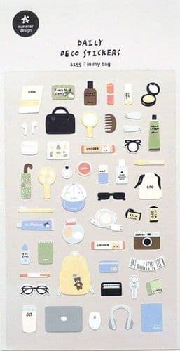 Suatelier - Sticker Sheet - Daily - In my Bag