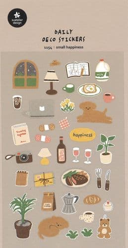 Suatelier - Sticker Sheet - Daily - Small Happiness