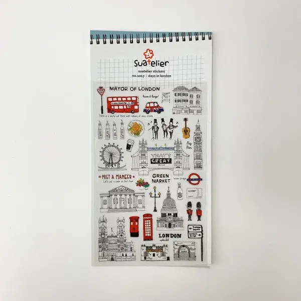 Suatelier - Sticker Sheet - Days in London