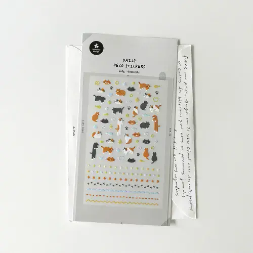 Suatelier - Sticker Sheet - Deco Cats