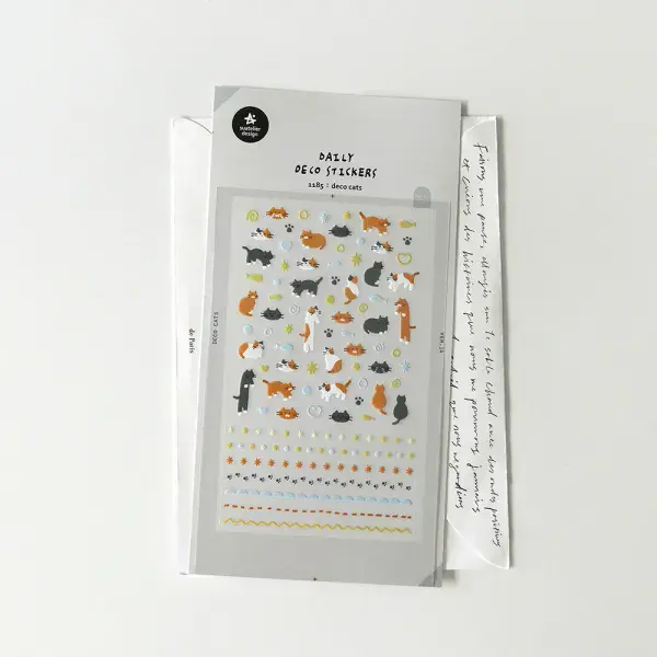 Suatelier - Sticker Sheet - Deco Cats
