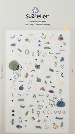 Suatelier - Sticker Sheet - Deco Drawing