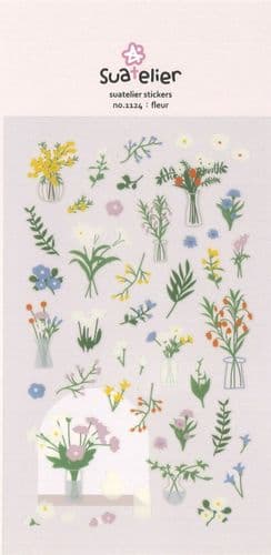 Suatelier - Sticker Sheet - Fleur