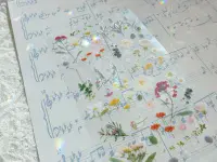 Suatelier - Sticker Sheet - Flower Letter