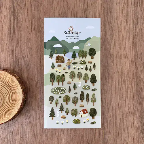 Suatelier - Sticker Sheet - Forest