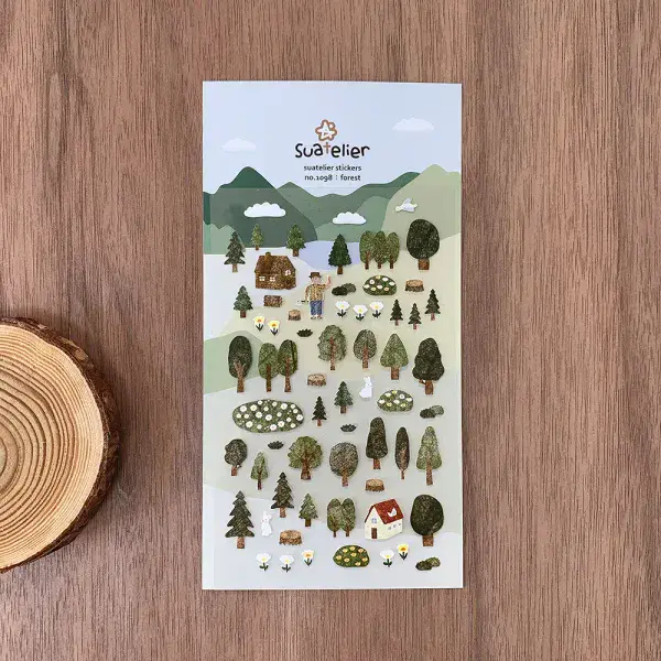 Suatelier - Sticker Sheet - Forest