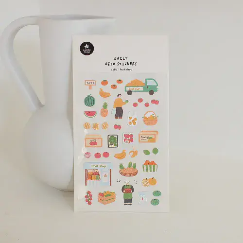Suatelier - Sticker Sheet - Fruit Shop