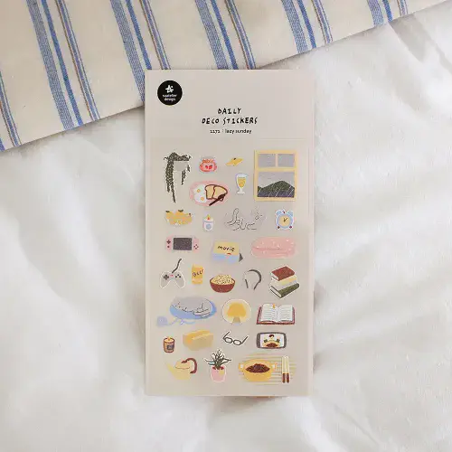 Suatelier - Sticker Sheet - Lazy Sunday