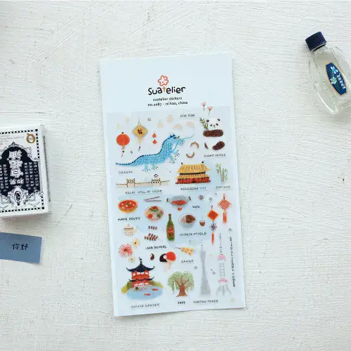Suatelier - Sticker Sheet - Nihao China