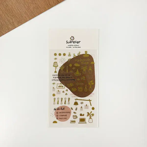 Suatelier - Sticker Sheet - On the Desk