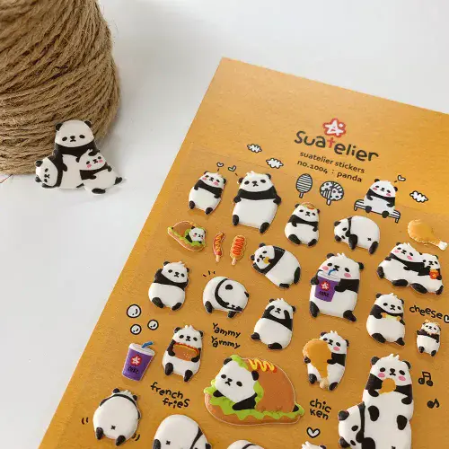 Suatelier - Sticker Sheet - Panda