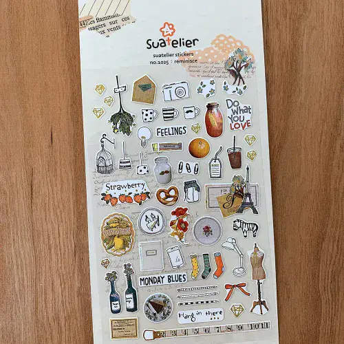 Suatelier - Sticker Sheet - Reminisce