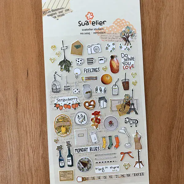 Suatelier - Sticker Sheet - Reminisce