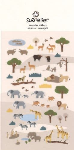 Suatelier - Sticker Sheet - Serengeti