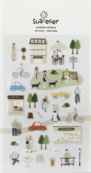 Suatelier - Sticker Sheet - Slow Day