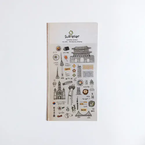 Suatelier - Sticker Sheet - The Beauty of Korea