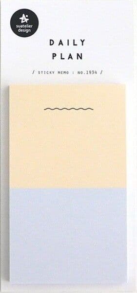 Suatelier - Sticky Note Pad - Daily Plan