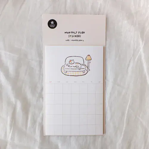 Suatelier - Sticky Note Pad - Monthly Plan