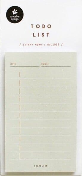 Suatelier - Sticky Note Pad - Notes