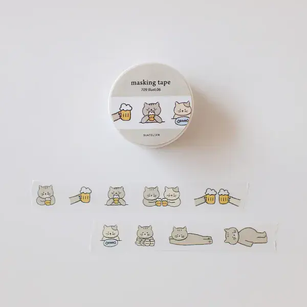 Suatelier - Washi Tape - Cats