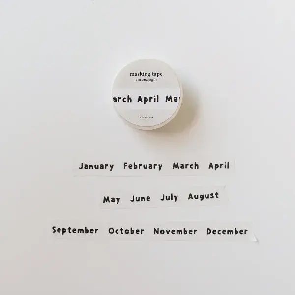 Suatelier - Washi Tape - Months