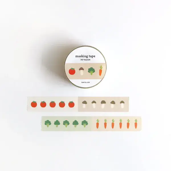 Suatelier - Washi Tape - Vegetables