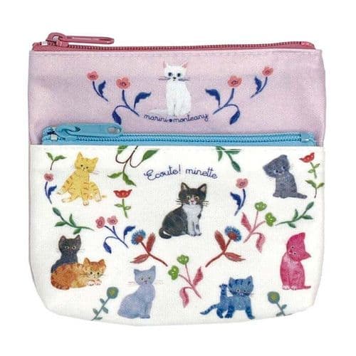 Suiyu - EM Two Tier Pouch - Flower