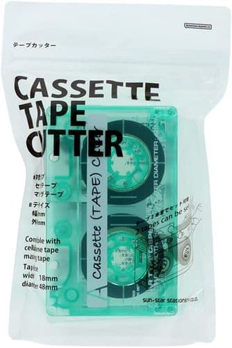Sun-Star - Cassette Tape - Tape Cutter - Clear Mint