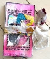 Sunday 25th May - Collaged Flag Book with Dina Wakley - 9:30-4:30pm