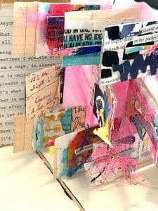 Sunday 25th May - Collaged Flag Book with Dina Wakley - 9:30-4:30pm