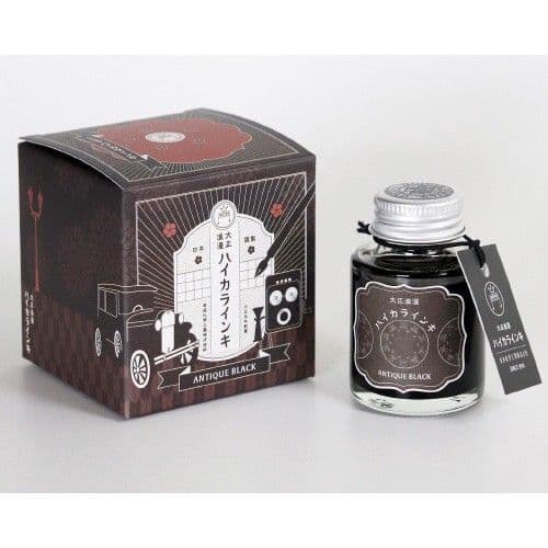 Taccia Ink - Taisho Roman Hikara (Guitar) Ink 40ml - Antique Black