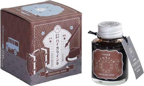 Taccia Ink - Taisho Roman Hikara (Guitar) Ink 40ml - Traveling Sepia