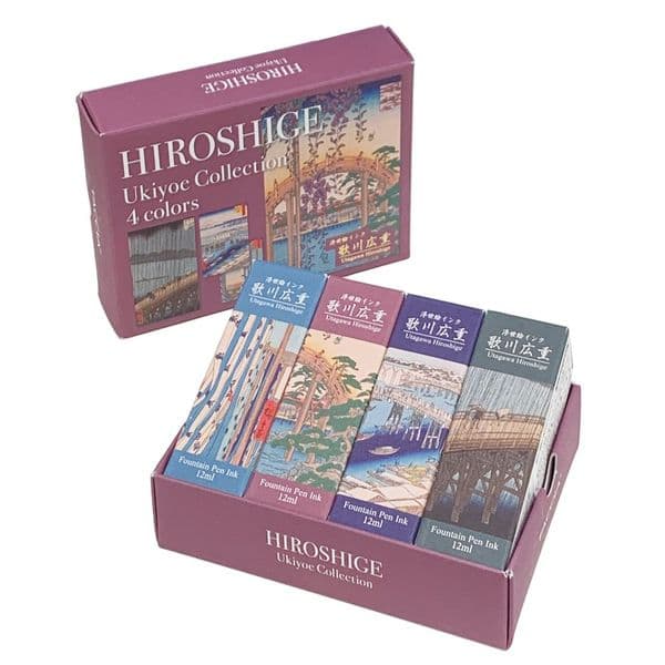 Taccia - Ukiyoe Ink - Mini Bottle Set - Hiroshige v