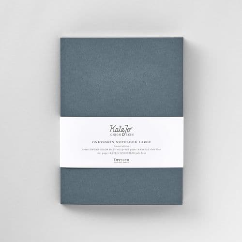 Takeo - Dressco - Onionskin Notebook A6 - Dusty Blue