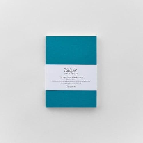 Takeo - Dressco - Onionskin Notebook Sml - Teal Blue