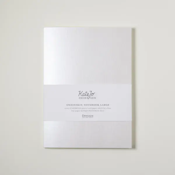 Takeo - Dressco - Onionskin Notebook - White