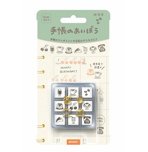 Tech-no-Aibo - Stamp Set - Japanese Cafe