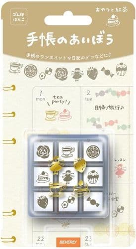 Tech-no-Aibo - Stamp Set - Snacks & Tea