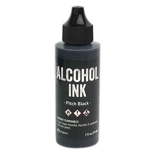Tim Holtz - Alcohol Ink 2oz - Pitch Black