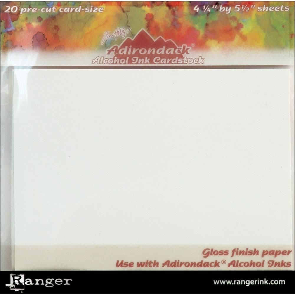 Tim Holtz - Alcohol Ink - Cardstock 20 sheets