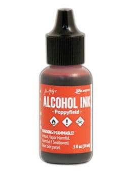 Tim Holtz - Alcohol Ink - Poppyfield
