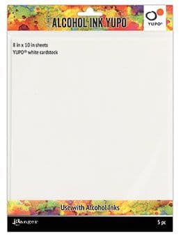 Tim Holtz - Alcohol Ink Yupo Paper - White 86lb - 8x10"