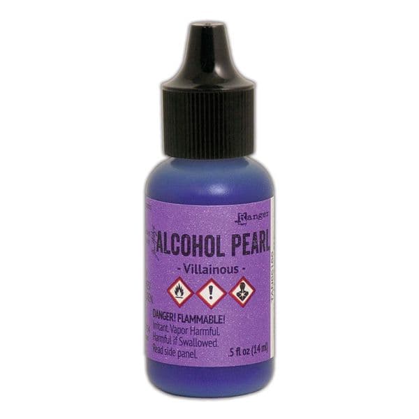 Tim Holtz - Alcohol Inks Pearl - Villainous