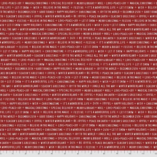 Tim Holtz - Eclectic Elements - Christmastime Collection - Festive Text