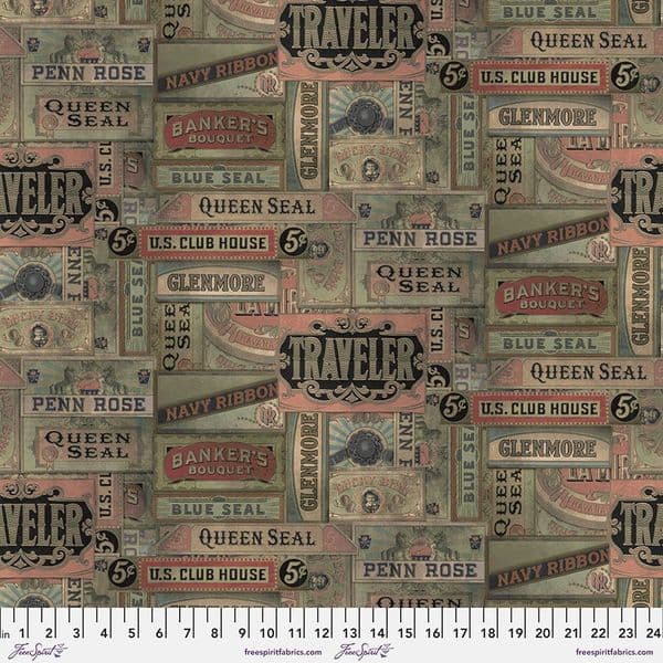 Tim Holtz - Eclectic Elements - Embark Canvas Collection - 50cm - Cigarbox