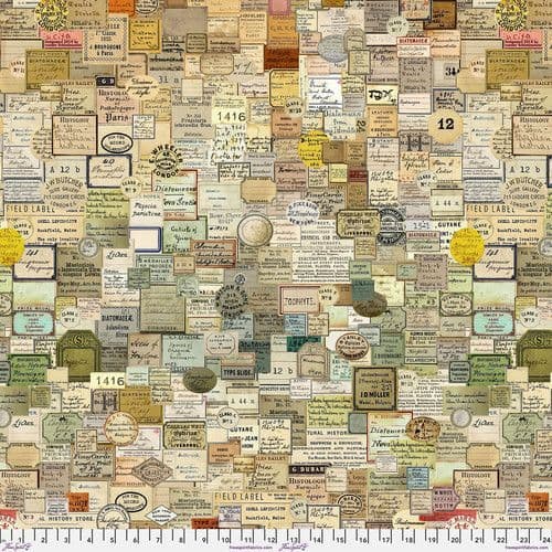 Tim Holtz - Eclectic Elements - Laboratory Collection - 50cm Canvas - Curator