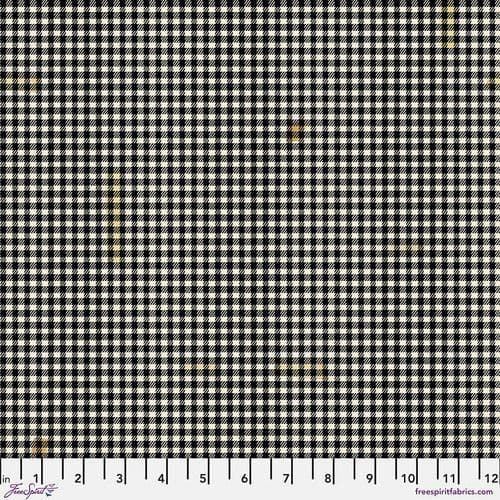 Tim Holtz - Holidays Past Fabric - 50cm - Gingham