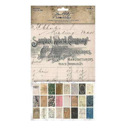 Tim Holtz - idea-ology - Backdrops Vol1