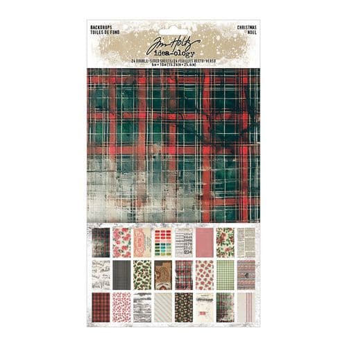 Tim Holtz - idea-ology - Christmas - Backdrops